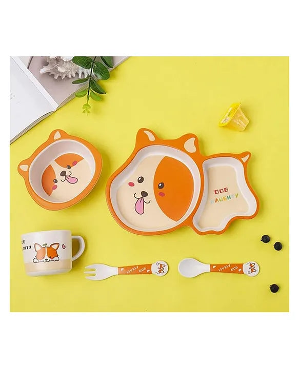 Adorable Dog Kids Meal Set