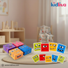 Wooden Expression Matching Cube Set