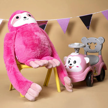 Giant Pink Sloth Plush Toy
