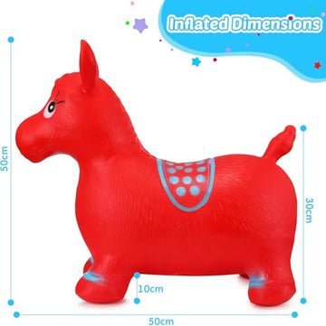 Jumbo Inflatable Hopping Horse