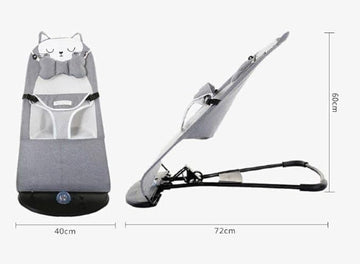 Comfort Baby Bouncer Rocker Seat with Head Support