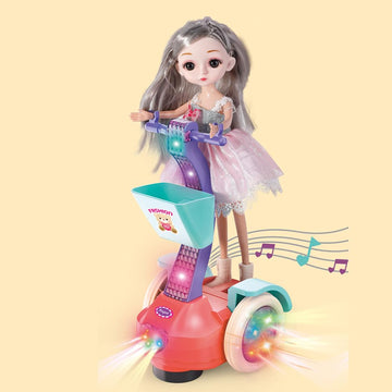Musical Scooter Doll – Flashing Lights