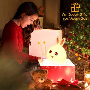 Cute Bunny LED Night Light for Kids