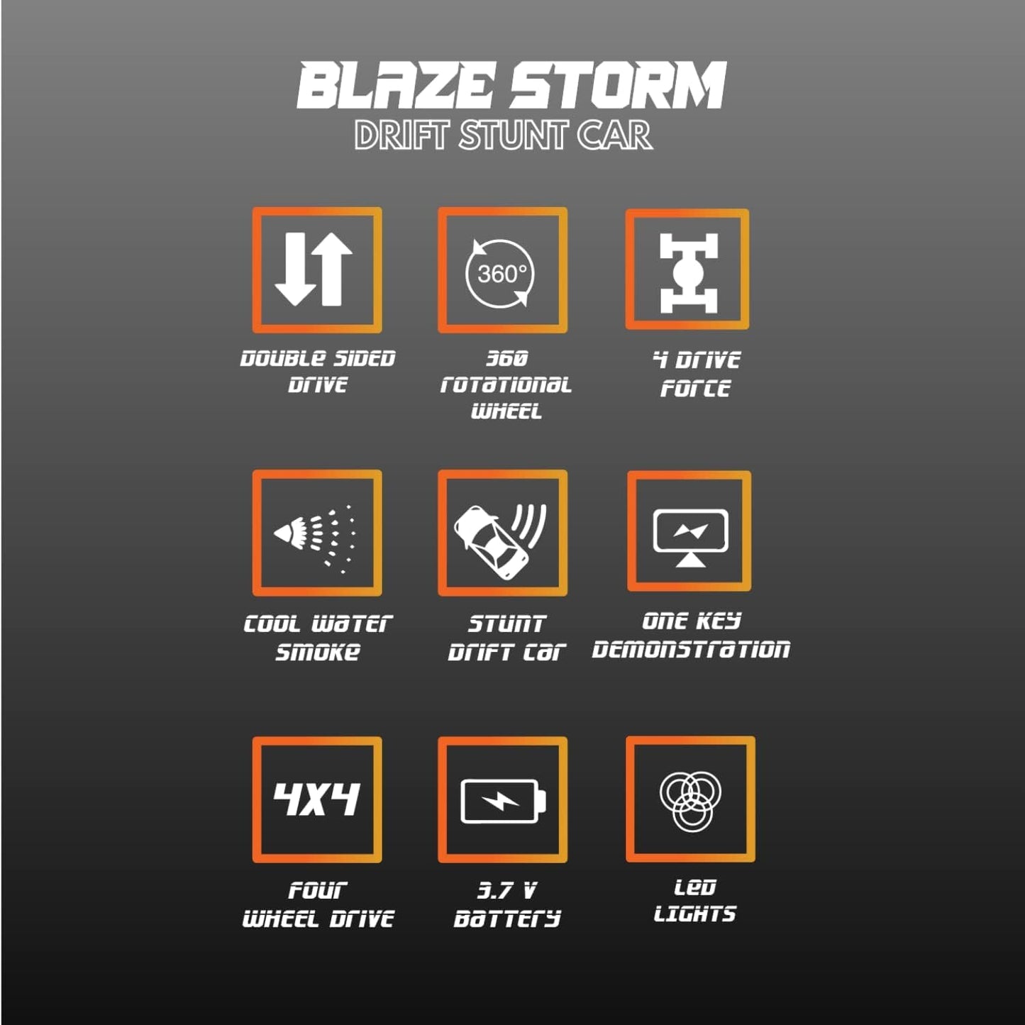 Multi-Directional Stunt RC Car