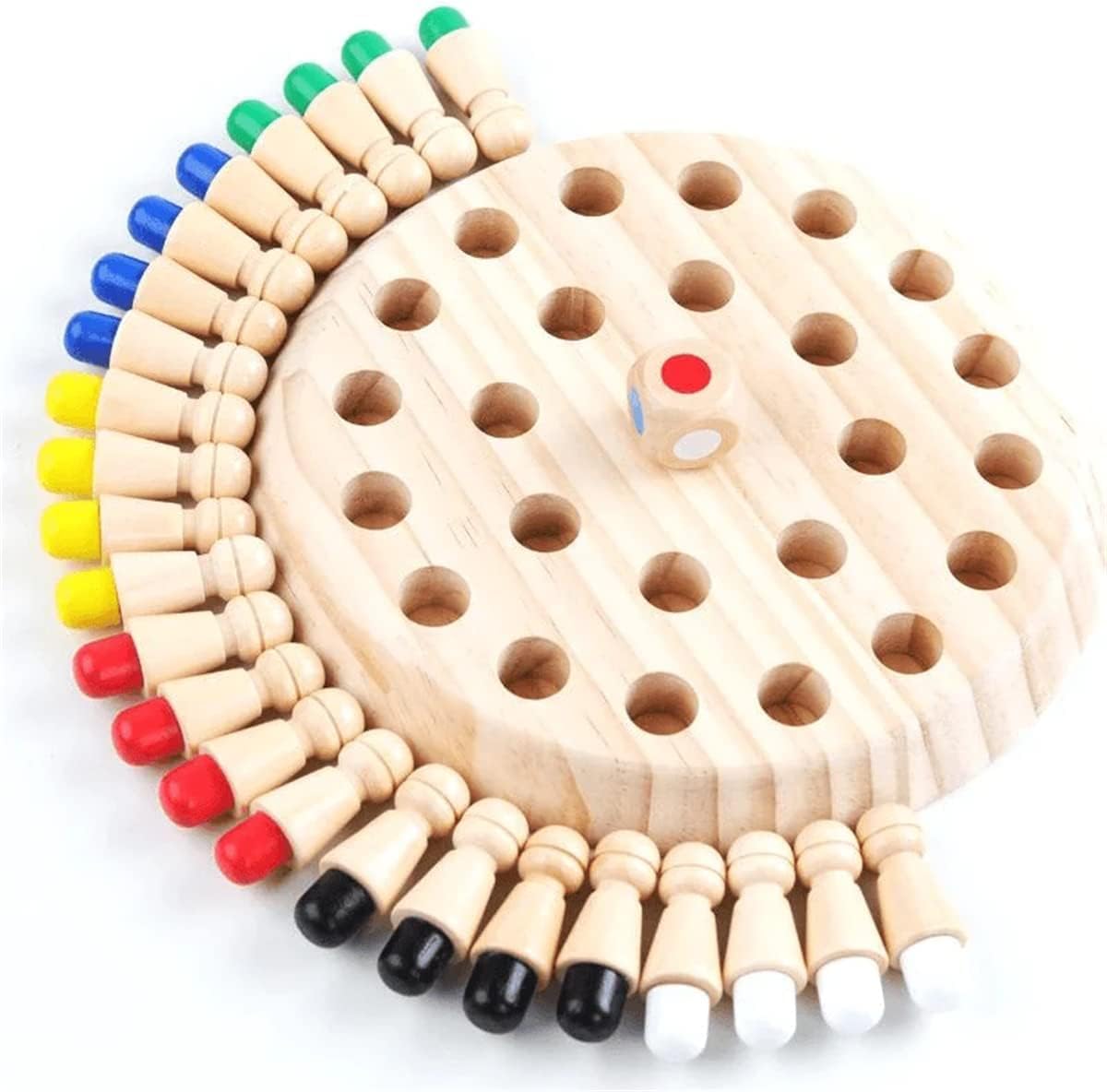 Wooden Memory Chess Game for Kids
