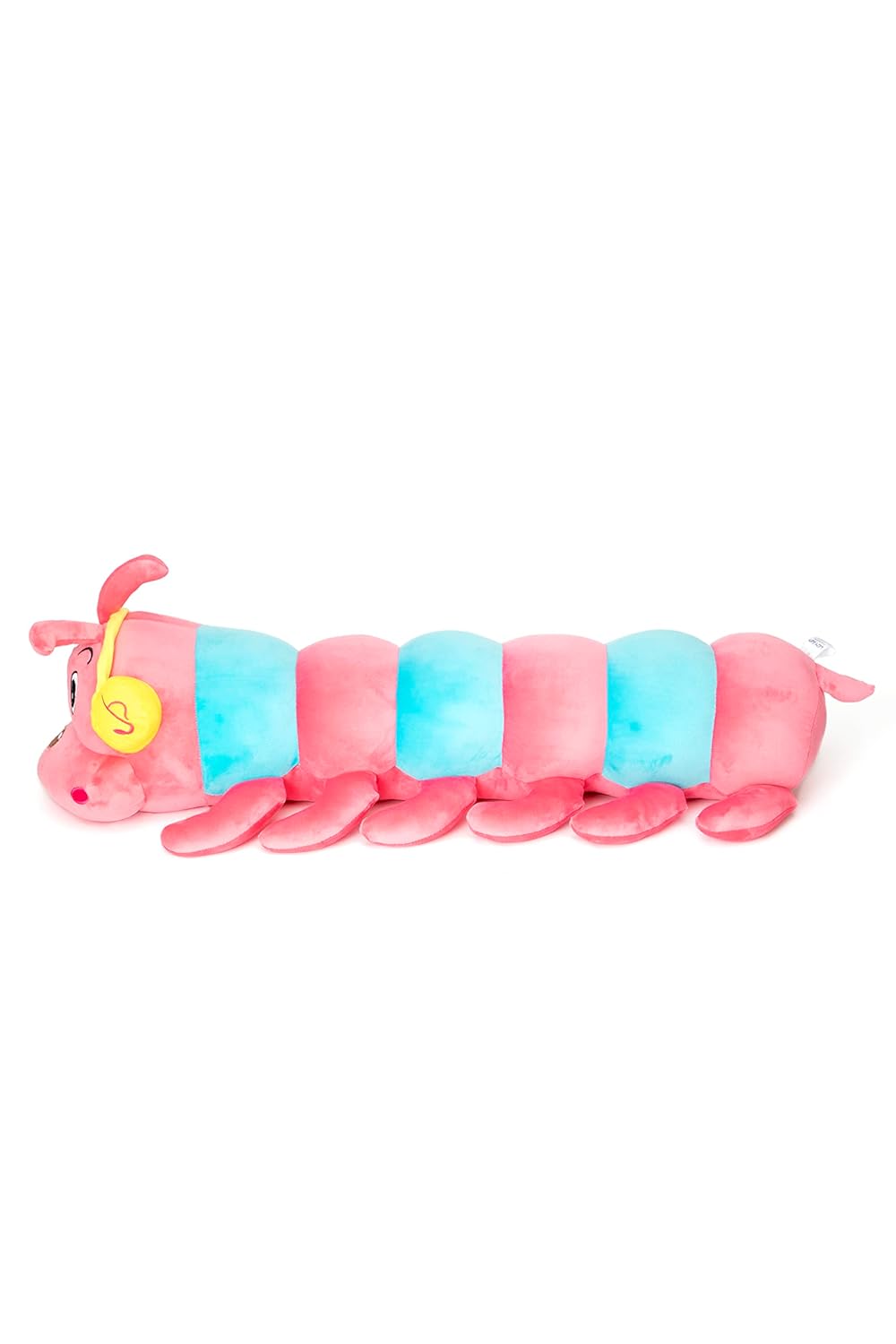 Soft & Long Pink and Blue Caterpillar Plush Toy