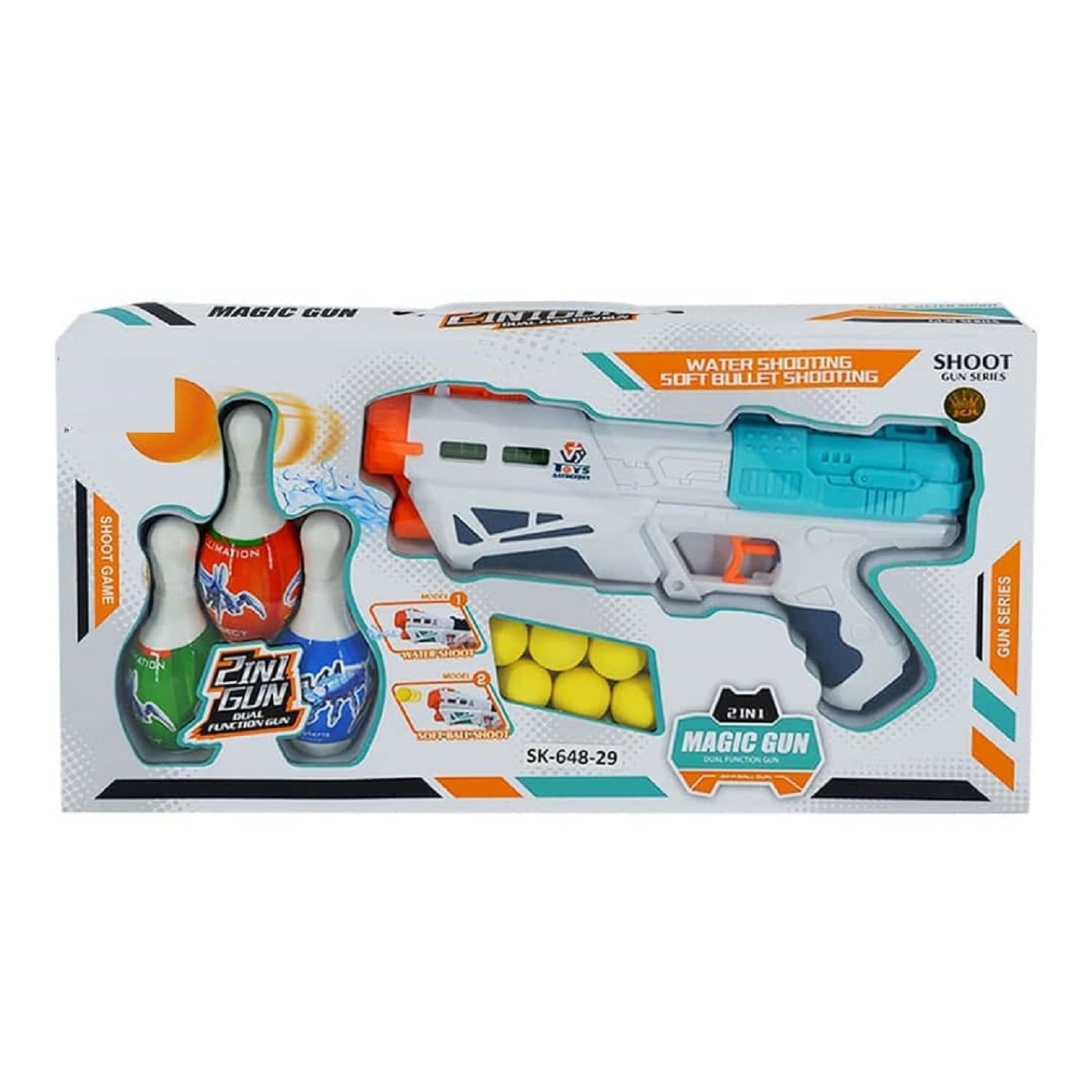 Dual Function Water Shooting & Soft Bullet Shooting Set