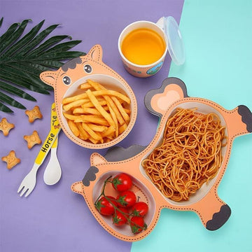 Adorable Horse Kids Meal Set