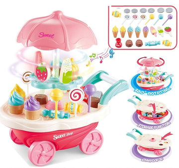 Ice Cream Cart - Light-Up & Musical Pretend Play Cart