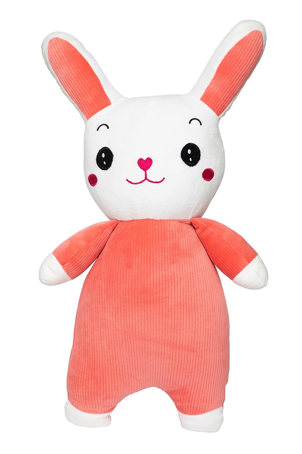 Adorable Pink Corduroy Rabbit Plush Toy – Soft Stuffed Animal