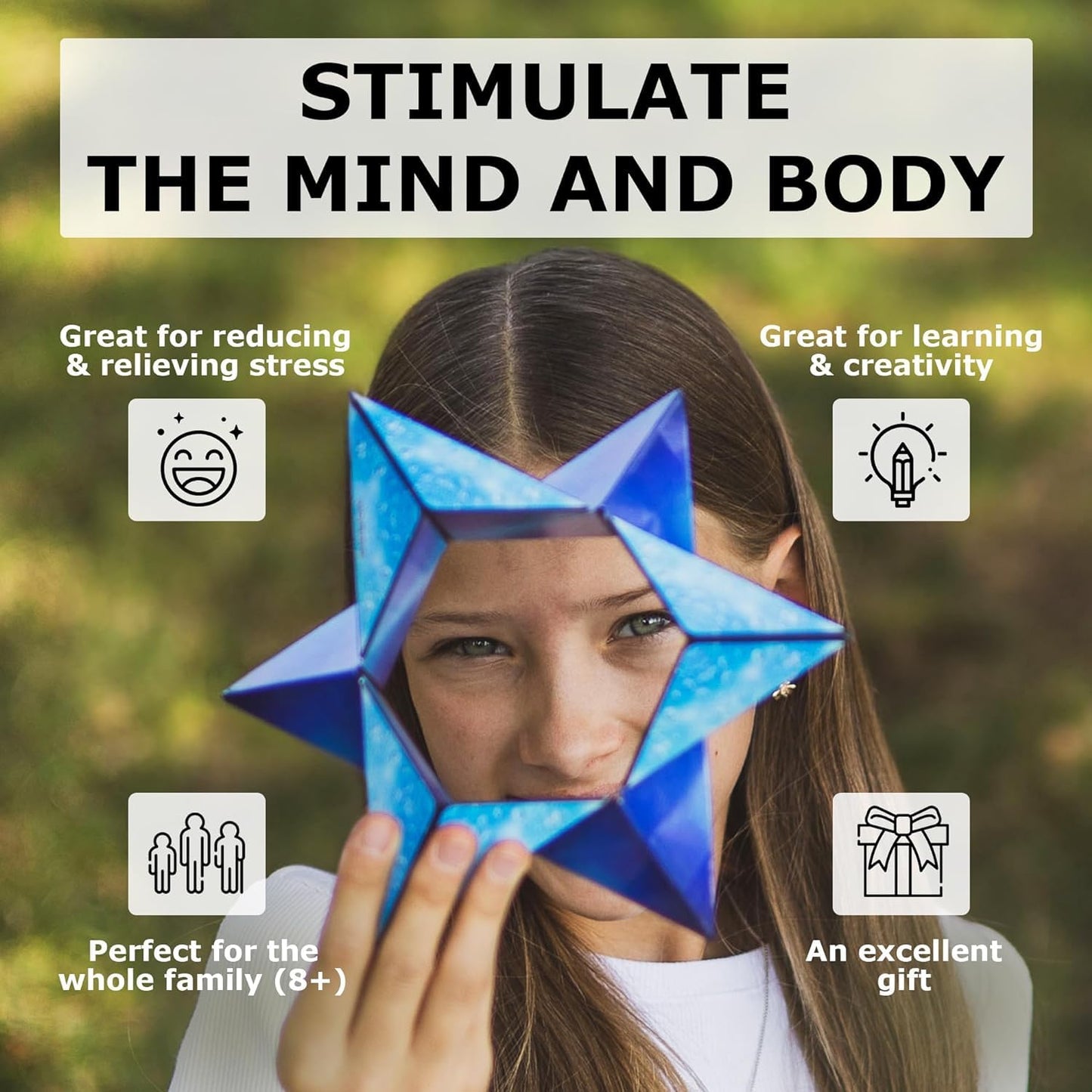 Magnetic Shape-Shifting Cube Puzzle