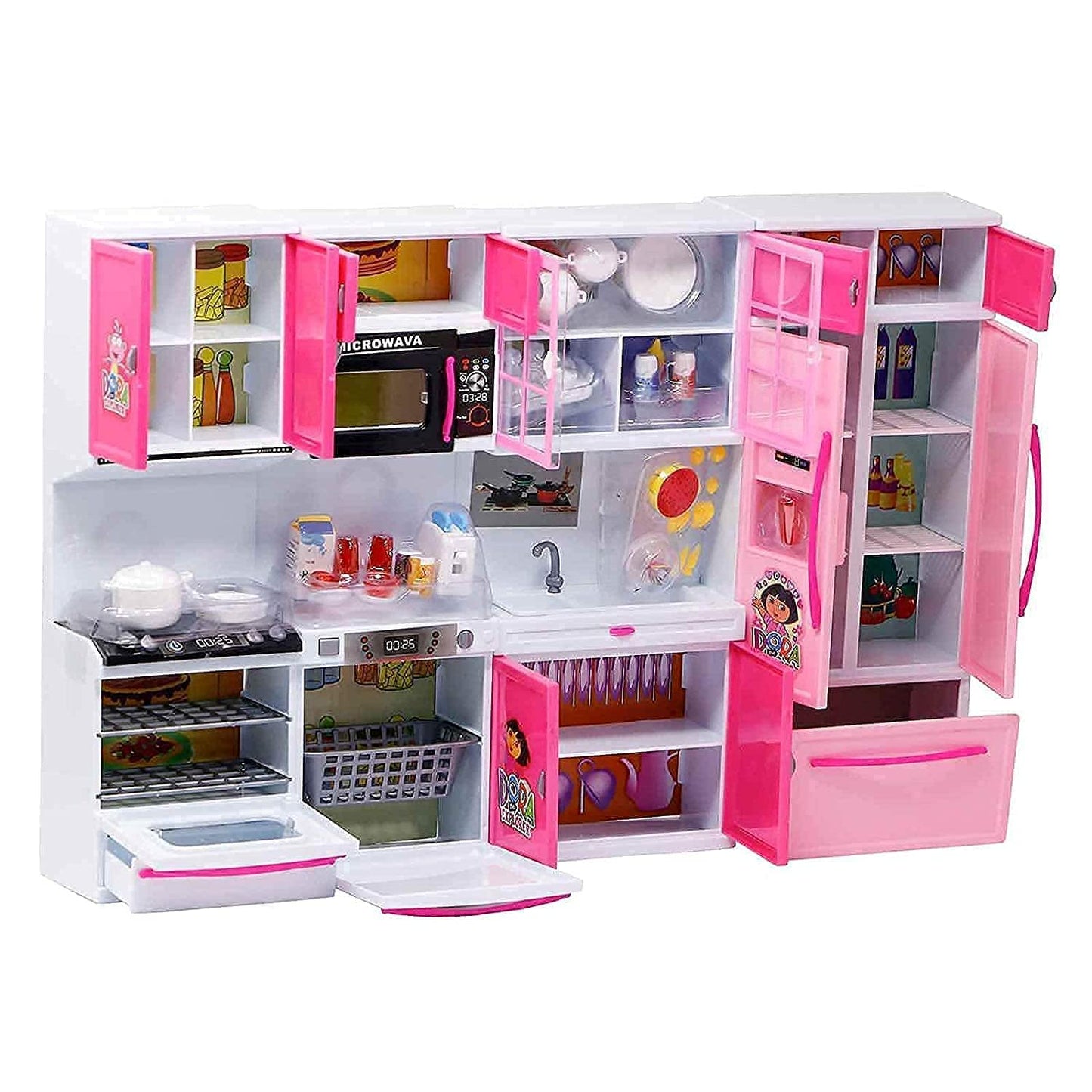 Ultimate Dollhouse Kitchen Playset