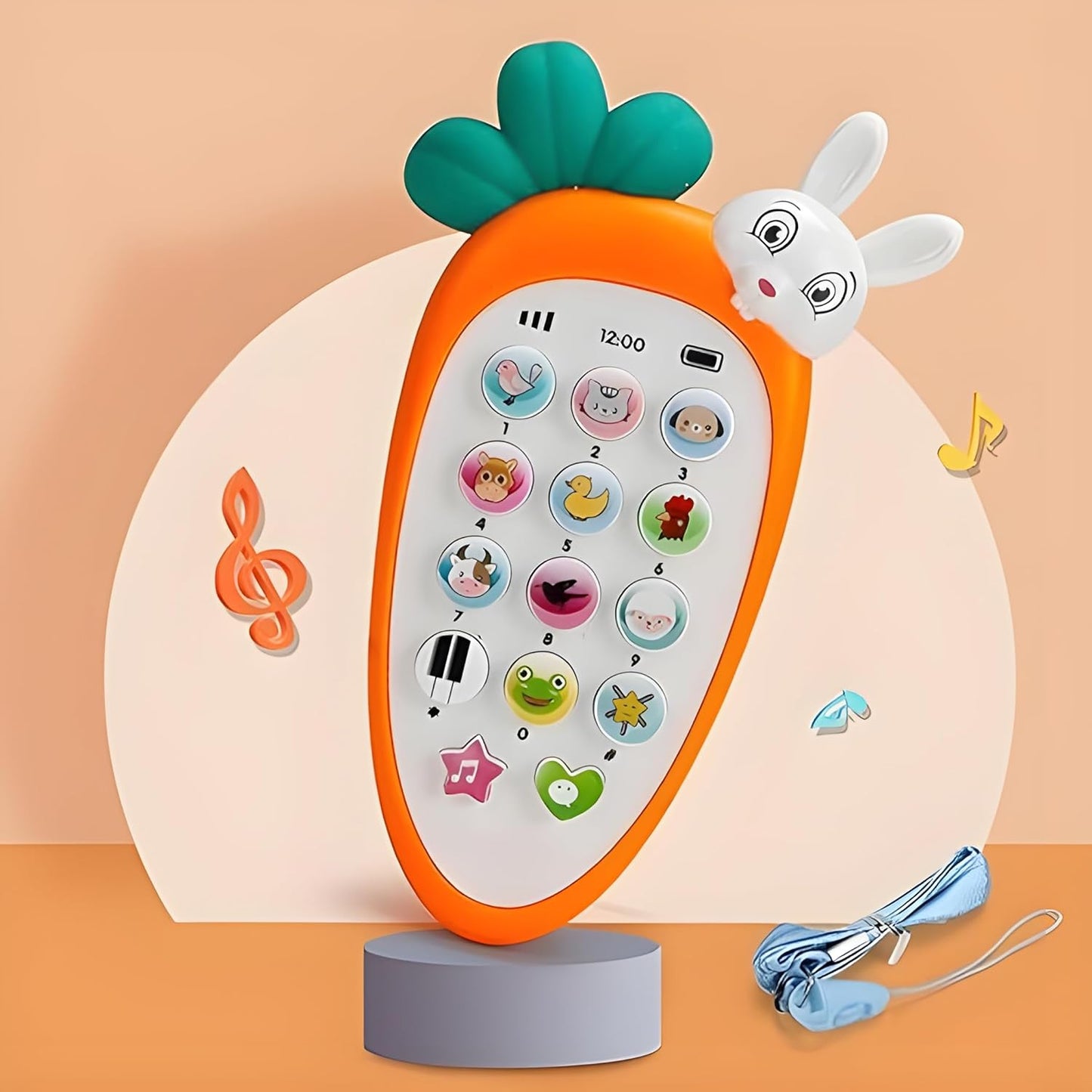 Musical Carrot Phone Toy