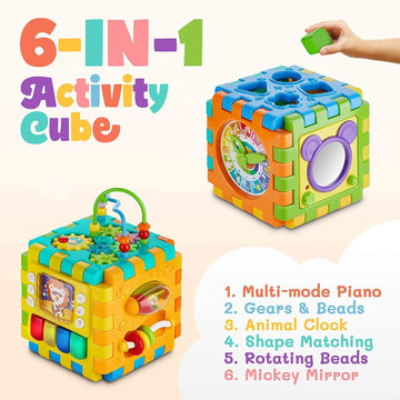 Ultimate 6-in-1 Activity Cube