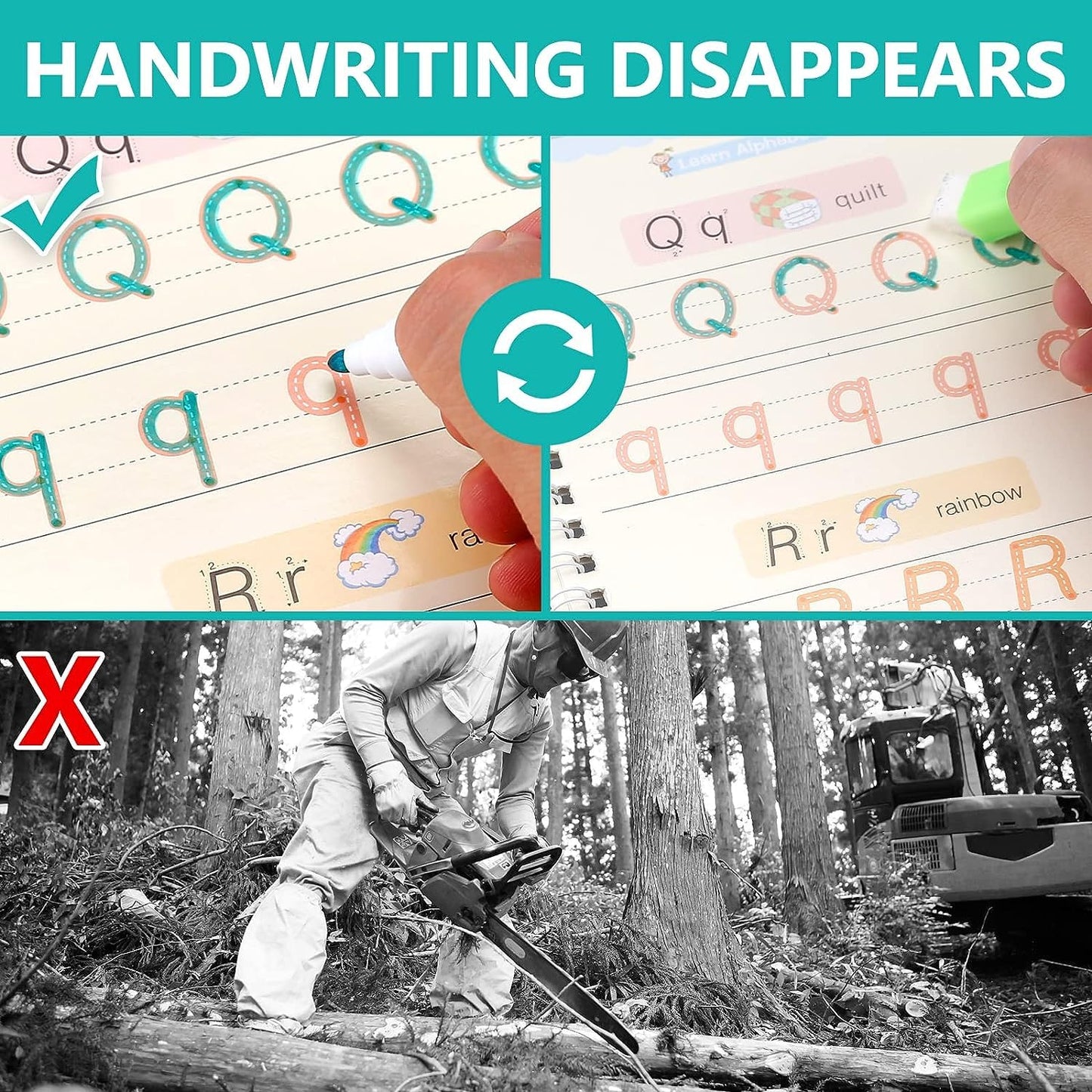 Reusable Magic Tracing Books Set