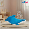 Adorable Dark Blue Dolphin Plush Toy