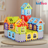Colorful Castle & House Building Blocks Set