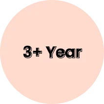 3+ year