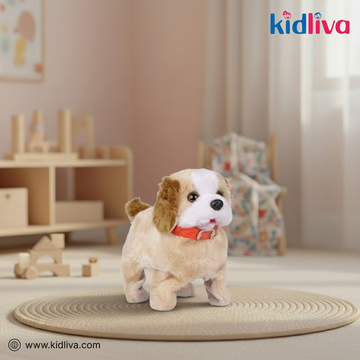 Walking & Barking Dog Soft Toy for Kids