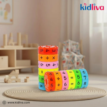 Stackable Calculation Puzzle for Kids