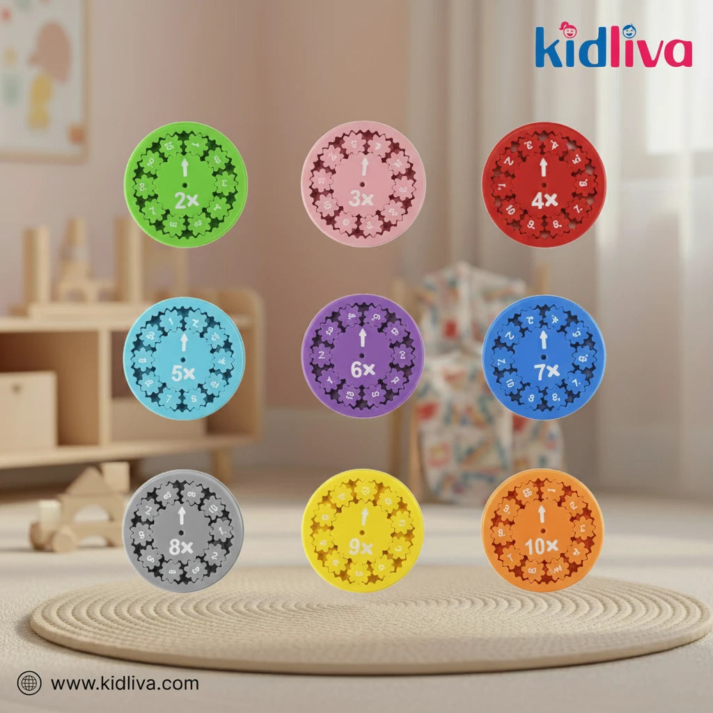 Complete Math Gear Learning Wheels Set