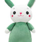 Adorable Green Corduroy Rabbit Plush Toy – Soft Stuffed Animal