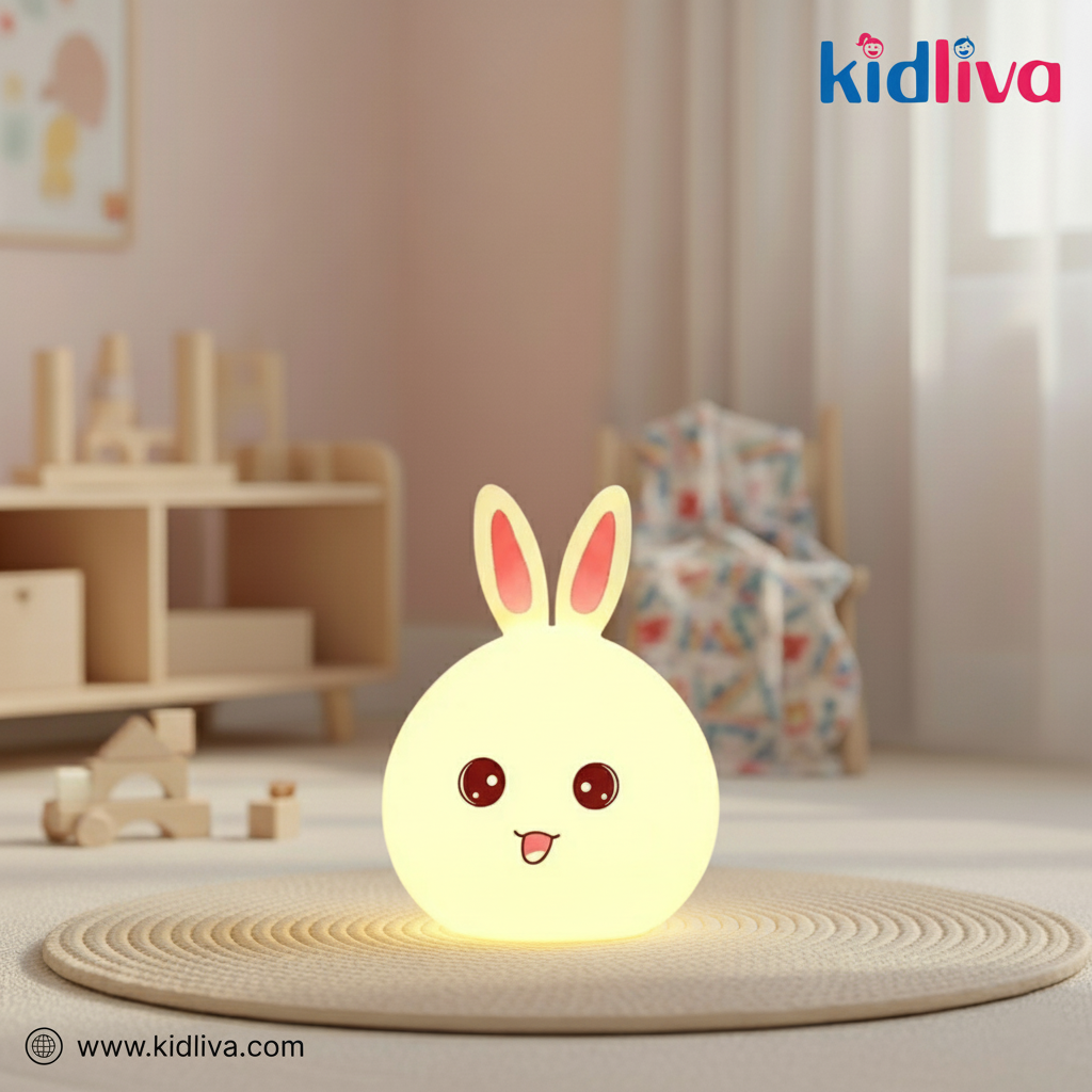 Cute Bunny LED Night Light for Kids
