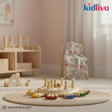 Wooden Memory Chess Game for Kids