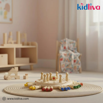 Wooden Memory Chess Game for Kids