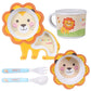 Adorable Lion Kids Meal Set