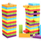 Rainbow Stacking Game – Wooden Tower Blocks