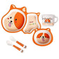 Adorable Dog Kids Meal Set
