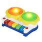 2-in-1 Light-Up Drum & Piano Toy