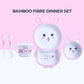Adorable Bunny Rabbit Kids Meal Set
