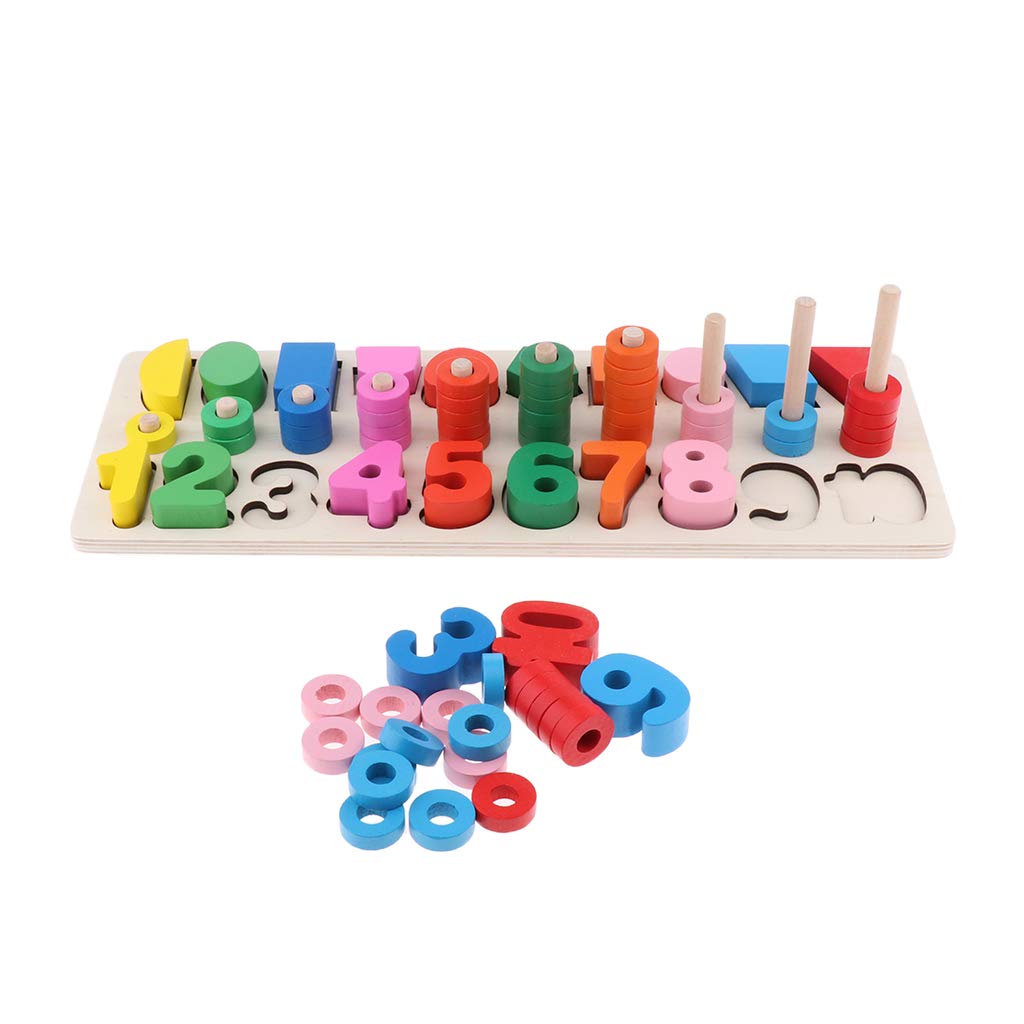 3-in-1 Learning Toy for Numbers, Shapes & Colors