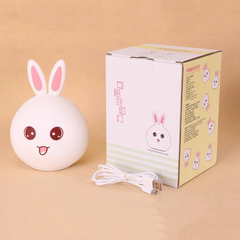 Cute Bunny LED Night Light for Kids