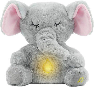 Baby Sleep Aid Breathing Elephant Plush Toy