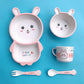 Adorable Bunny Rabbit Kids Meal Set