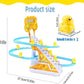 Musical Duck Race Stair Climbing & Slide Track Toy