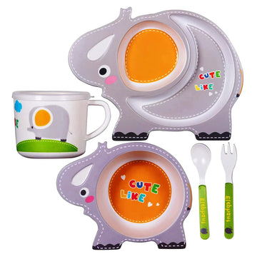 Adorable Elephant Kids Meal Set