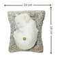 Realistic Breathing White Cat Plush Toy