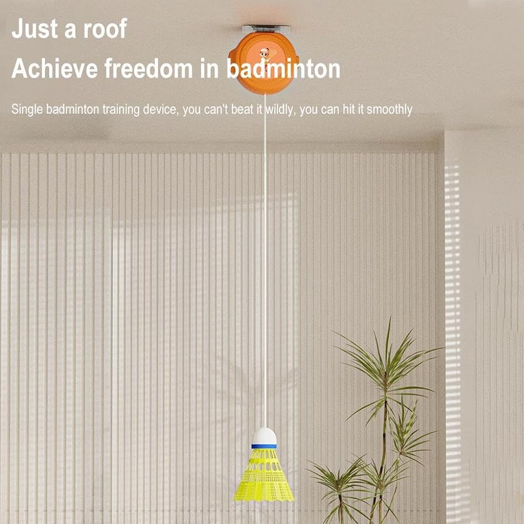 Newly Upgraded Ceiling Mounted Badminton Trainer