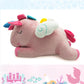 Magical Pink Unicorn Pegasus Plush Toy