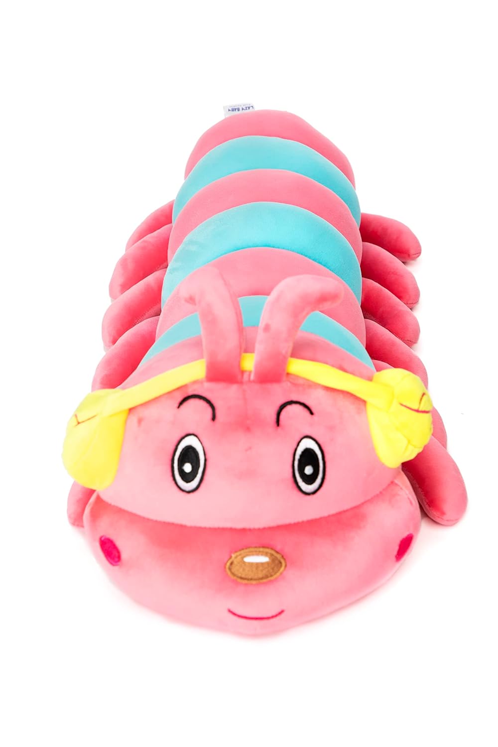 Soft & Long Pink and Blue Caterpillar Plush Toy