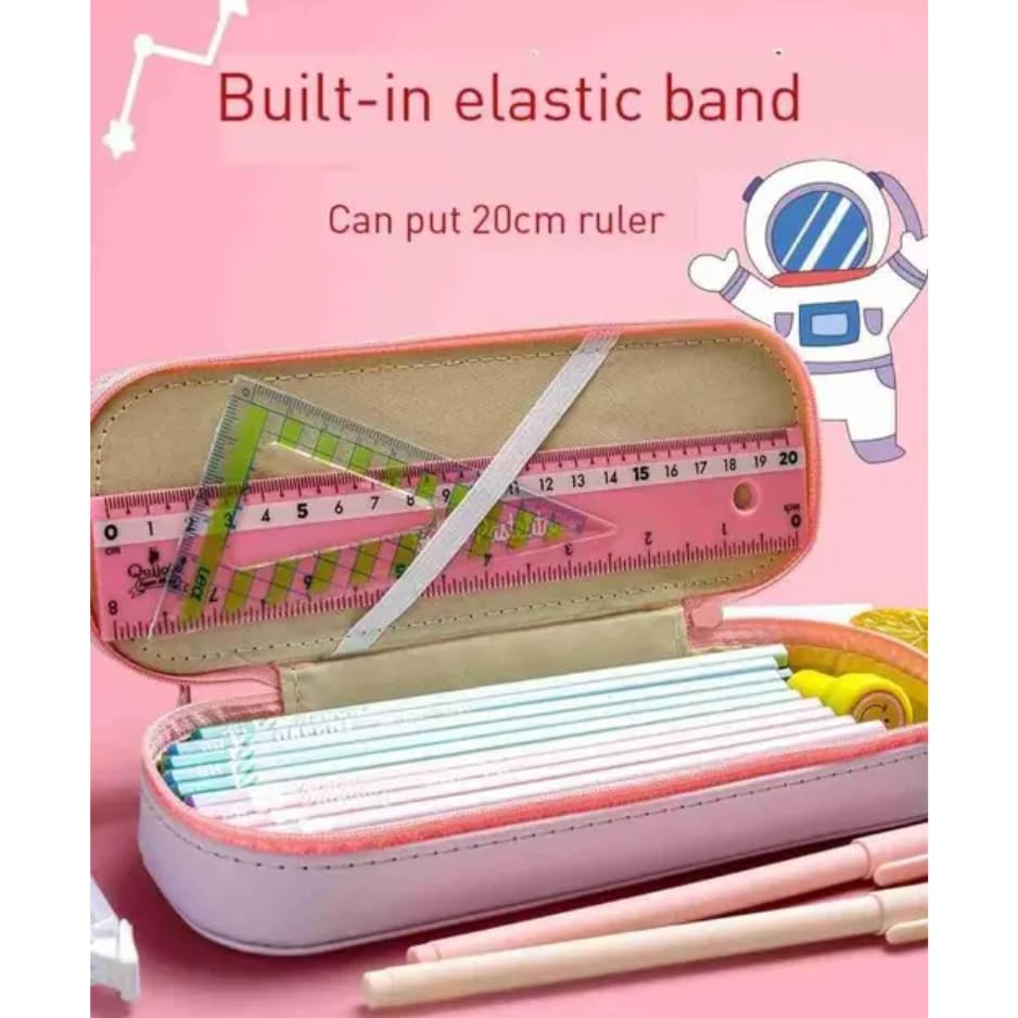 Magical Pink Layered Unicorn Pencil Case