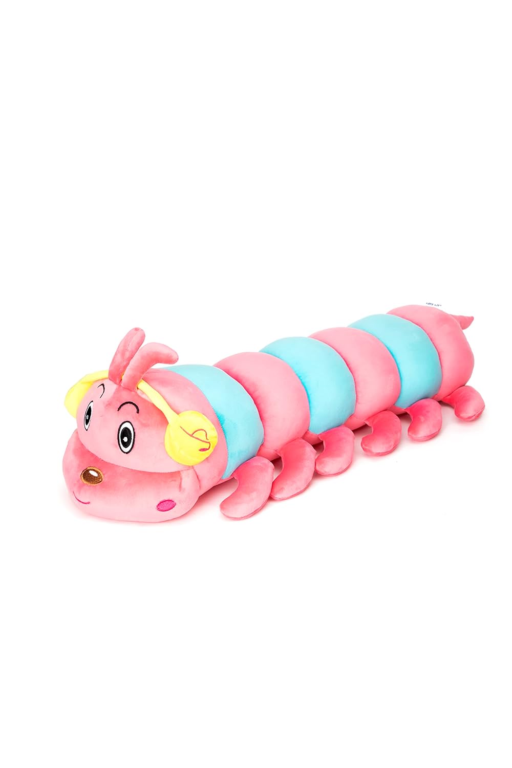 Soft & Long Pink and Blue Caterpillar Plush Toy