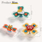 Set of 3 Sensory Suction Spinners