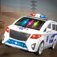 Electronic White Police Van