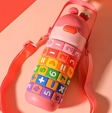 Educational Math Roller Water Bottle
