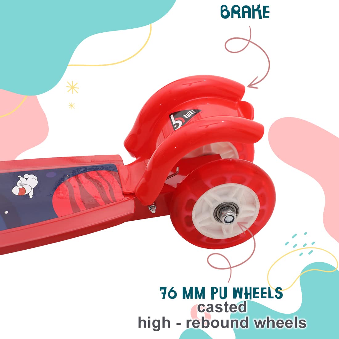 Melbike 3-Wheel Kick Scooter for Kids